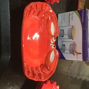 Red Crab Serving Platter